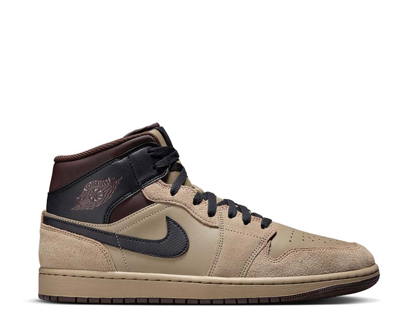 Jordan Air Jordan 1 Mid Baroque Brown — men's sneaker earthy tones