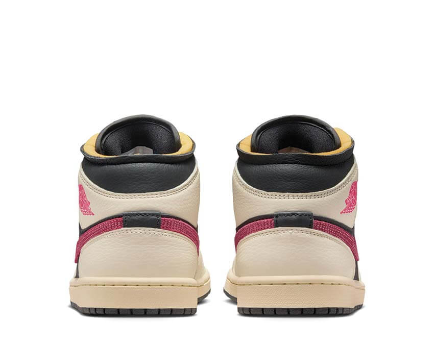Air Jordan 1 Mid SE Edge W Flight Club Detail — Damen Leder Basketball Culture Hype Sneaker