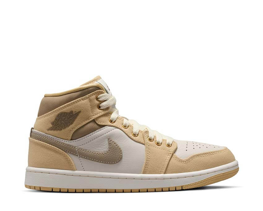 Air Jordan 1 Mid SE W Sesame Beige — baskets femme basketball culture streetwear retro