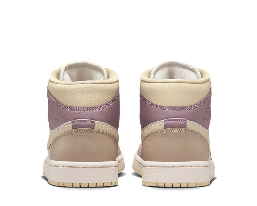 Jordan Air Jordan 1 Mid W Orewood Gold Khaki suela — suela media mujer