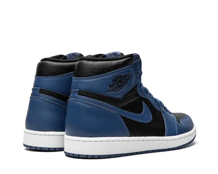 Jordan Air Jordan 1 Retro High OG DK Marina Blue Black White suela — goma Air