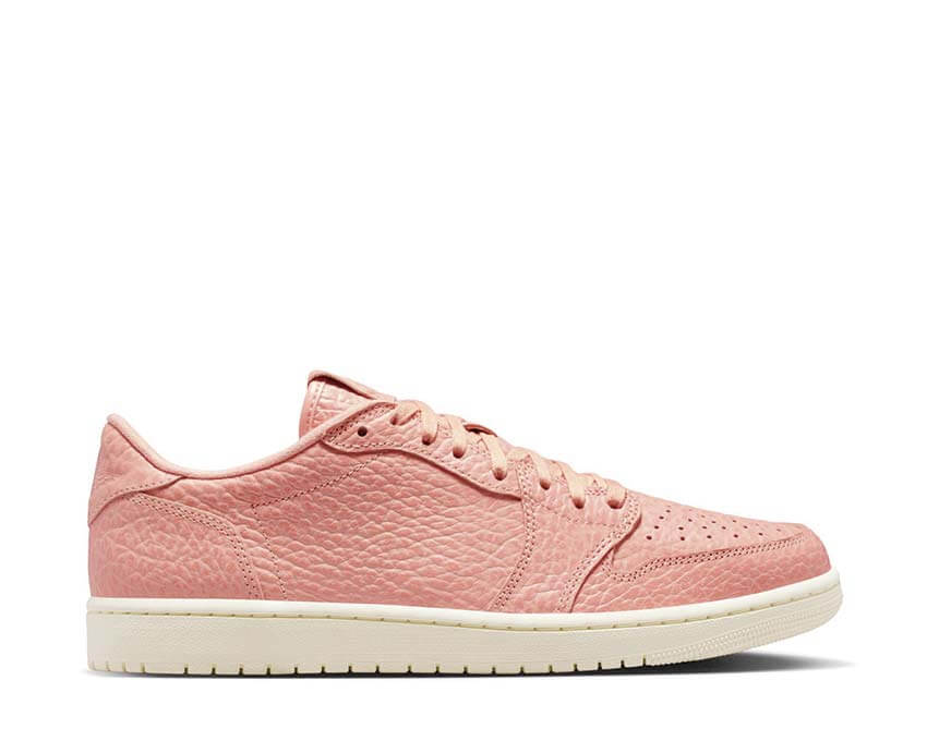 Air Jordan 1 Retro Low No Swoosh Arctic Orange — sneakers homme orange blanc sans swoosh