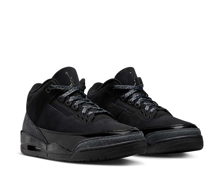 Jordan Air Jordan 3 Retro Black Cat sole — visible Air cushioning