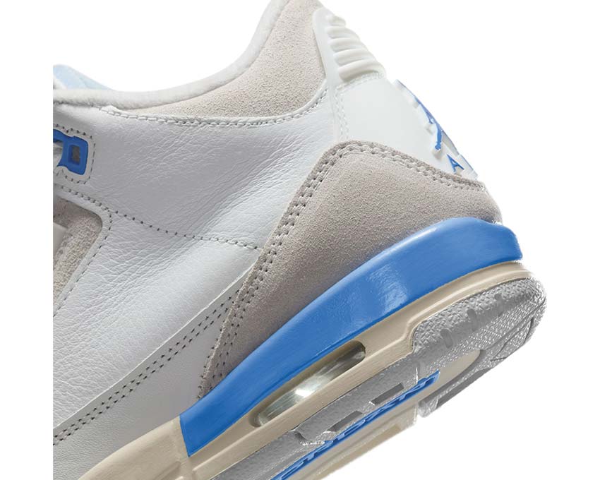 Air Jordan 3 Retro GS Lucky Shorts vue latérale — elephant print blanc GS