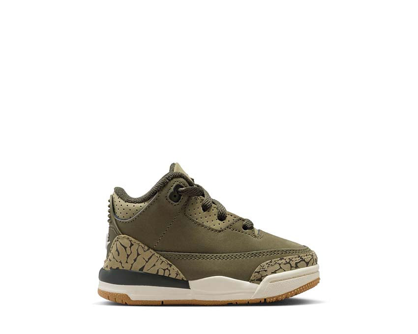 Air Jordan 3 Retro TD Family Affair — sneakers bébé cuir multicolore éléphant print