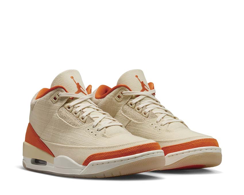 Air Jordan 3 Retro Tex W Starfish semelle — Air visible Jordan 3 TEX beige