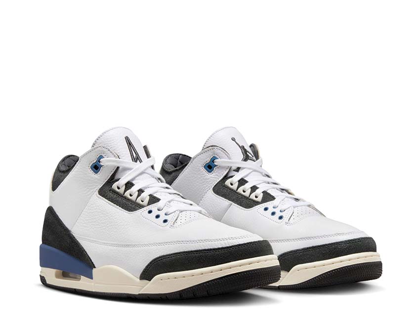 Air Jordan 3 Retro x A Ma Maniére White Diffused Blue sole — visible Air unit exclusive collab