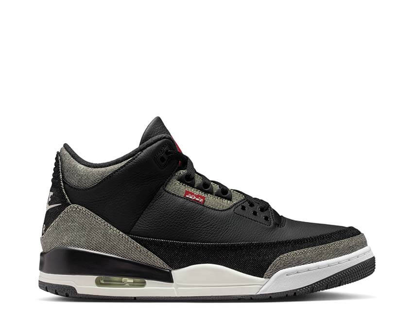 Air Jordan 3 x Levi's Black — sneaker homme denim noir Levi's Jordan 3