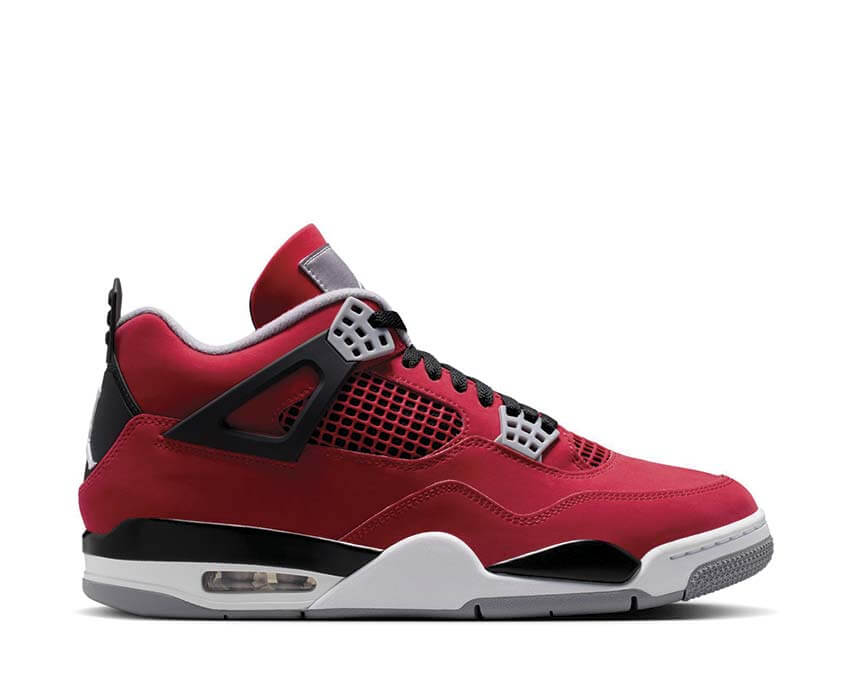 Air Jordan 4 Retro Toro Bravo — sneaker homme rouge taureau mesh fire red