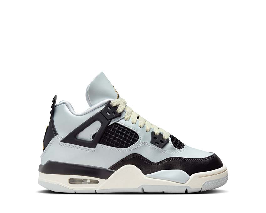 Air Jordan 4 Retro GS Pure Platinum Gold — sneaker niño oro platino Jordan 4