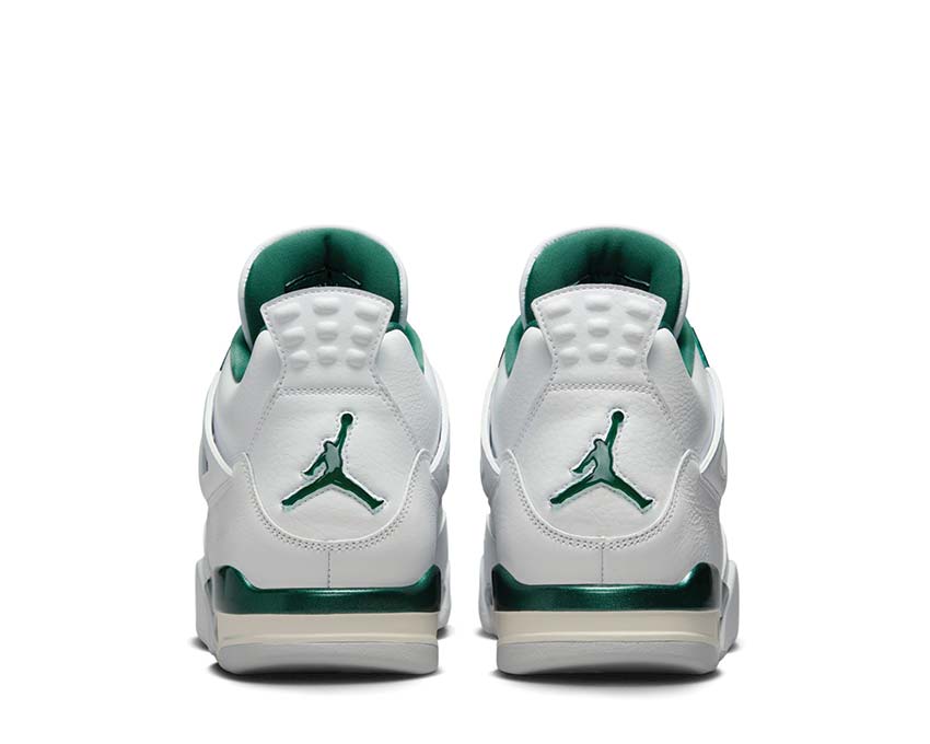 Jordan Air Jordan 4 Retro Oxidized Green détail — tige mesh blanc