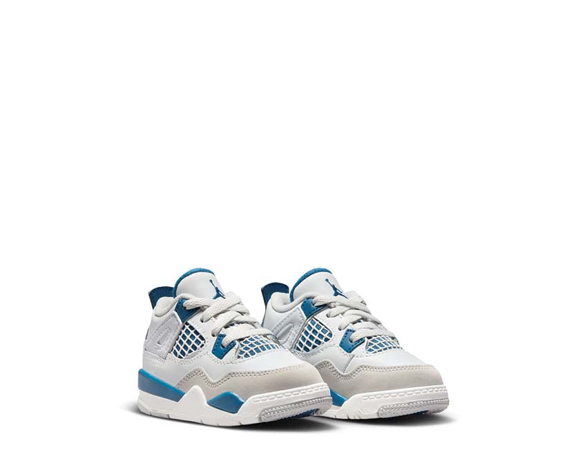 Air Jordan 4 Retro TD Industrial Blue semelle — Air visible Jordan 4 TD bleue