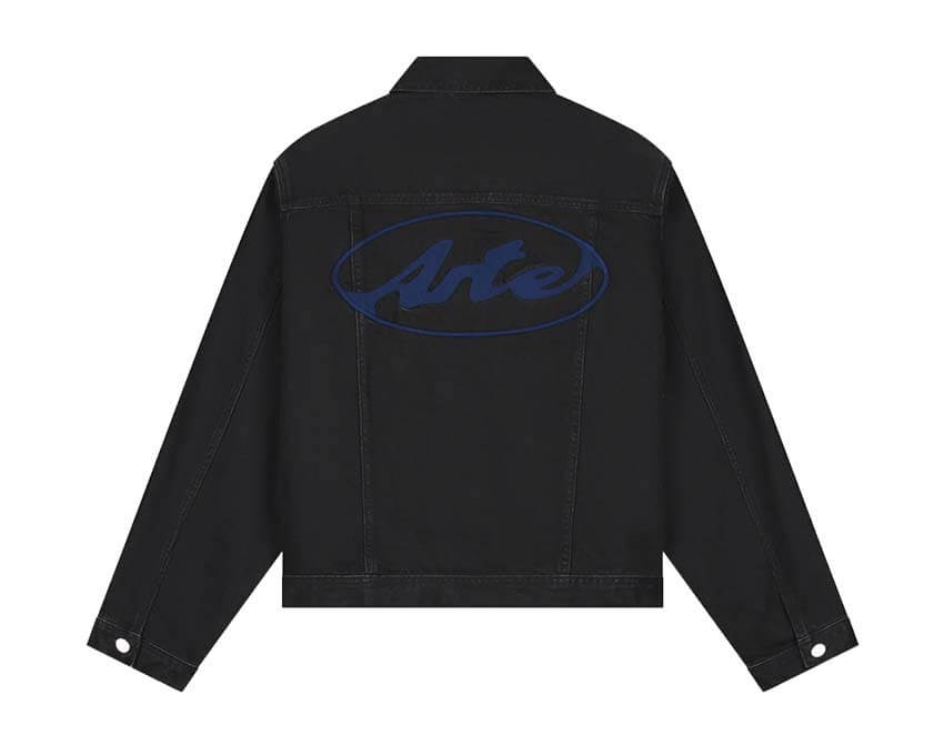 Arte Circle Logo Jeans Jacket — veste jean homme logo cercle brodé style casual