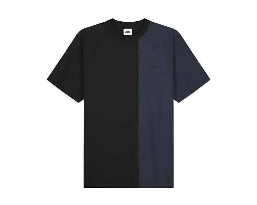 Arte Duo Colour T-shirt — t-shirt homme bicolore coton style colorblock