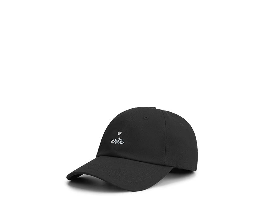 Arte Heart Logo Cap Black — casquette unisexe logo cœur brodé streetwear