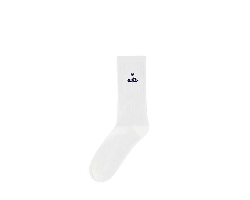 Arte Heart Logo Socks — chaussettes unisexe logo cœur brodé