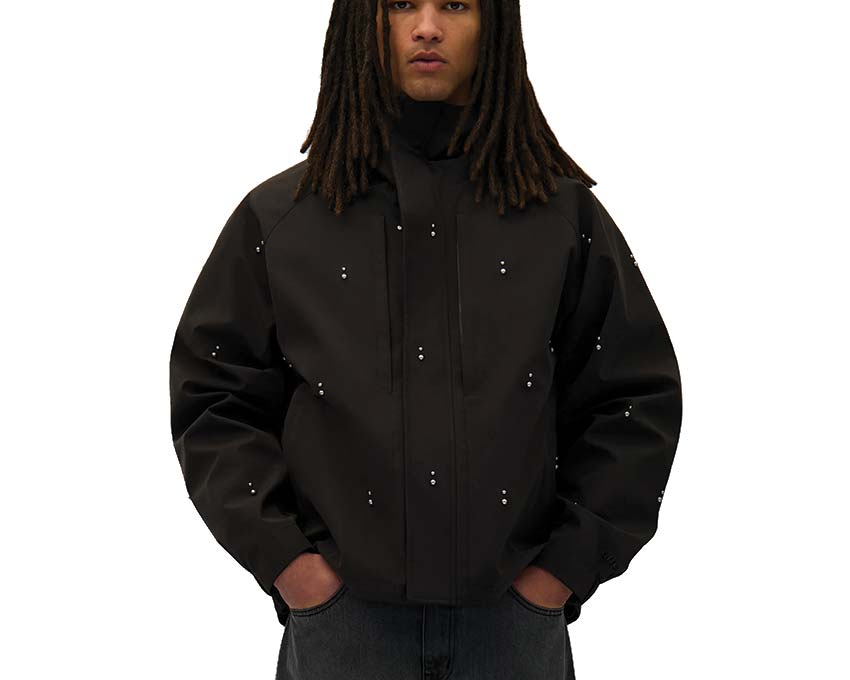 Arte Technical Revits Jacket Black — veste unisexe technique rivets streetwear