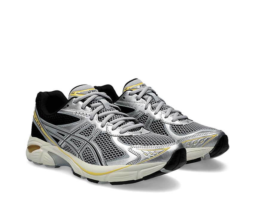 Asics GT-2160 Piedmont Grey/Pure Silver vue latérale — tige mesh et suède rétro