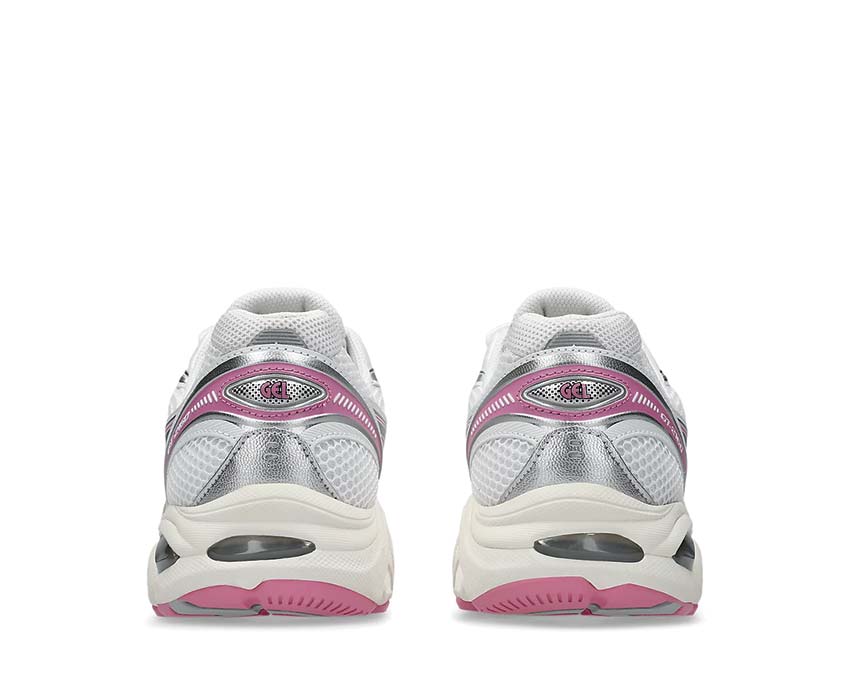 Asics GT-2160 White/Sweet Pink détail — mesh et suède pink vintage