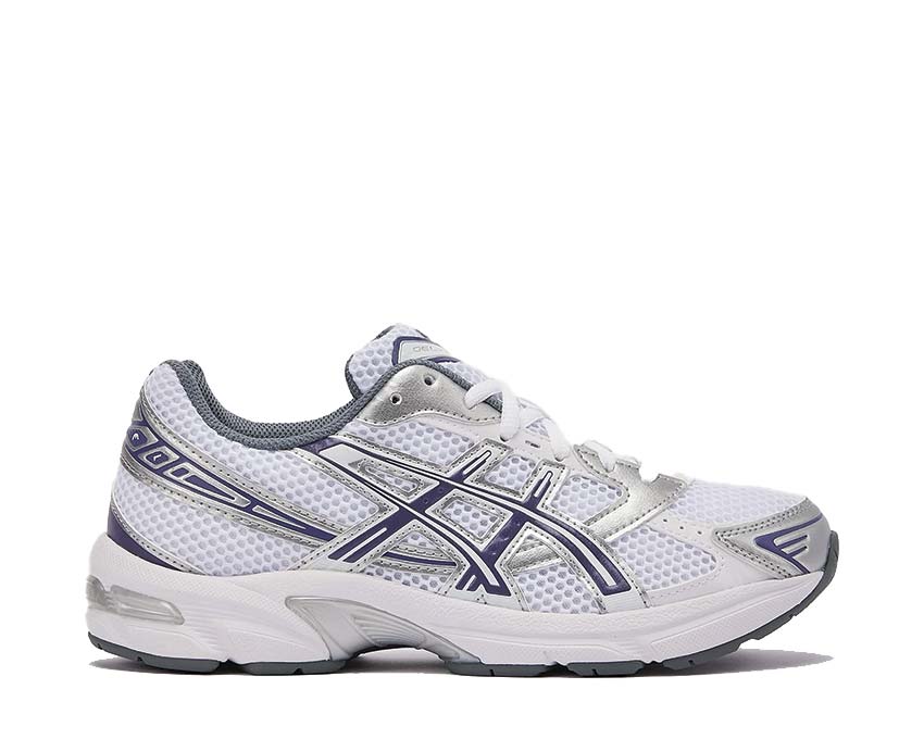 Asics Gel 1130 White/Dusty Purple — running rétro 90s femme confort Gel