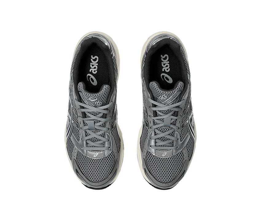 Asics Gel 1130 Clay Grey/Pure Silver détail — mesh et suède clay vintage