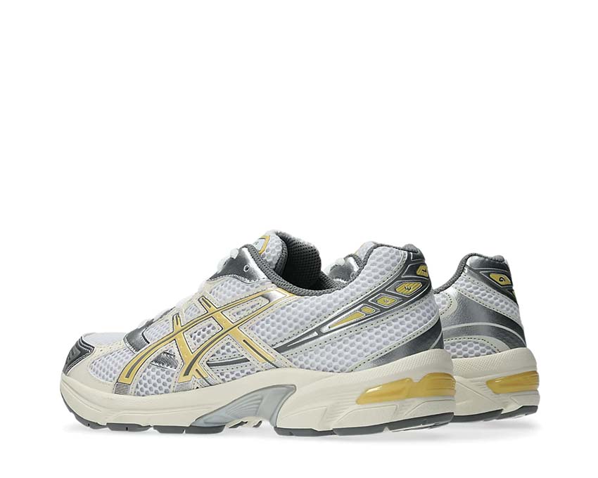 Asics Gel 1130 Faded Yellow White/Faded Yellow Sohle — Gel-Dämpfung Retro 90s