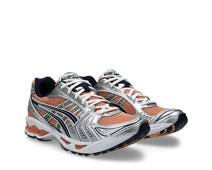 Asics Gel Kayano 14 Sepia vue latérale — tige mesh vintage