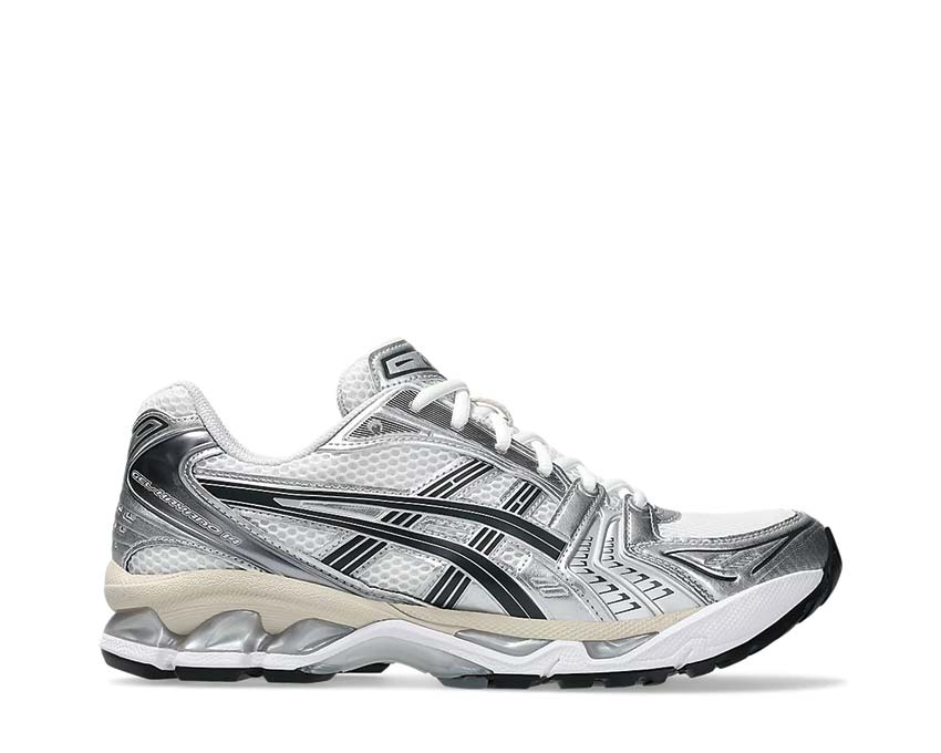 Asics Gel Kayano 14 White/Graphite Grey — running rétro mixte amorti Gel