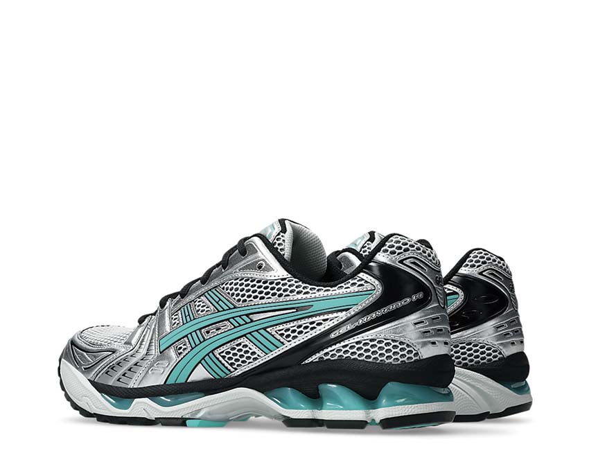 Asics Gel Kayano 14 Waterfall White/Waterfall semelle — amorti Gel avant/arrière