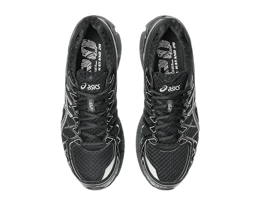 Asics Gel Kayano 20 Black détail — coloris noir uni sneakers running homme 1203A388-003