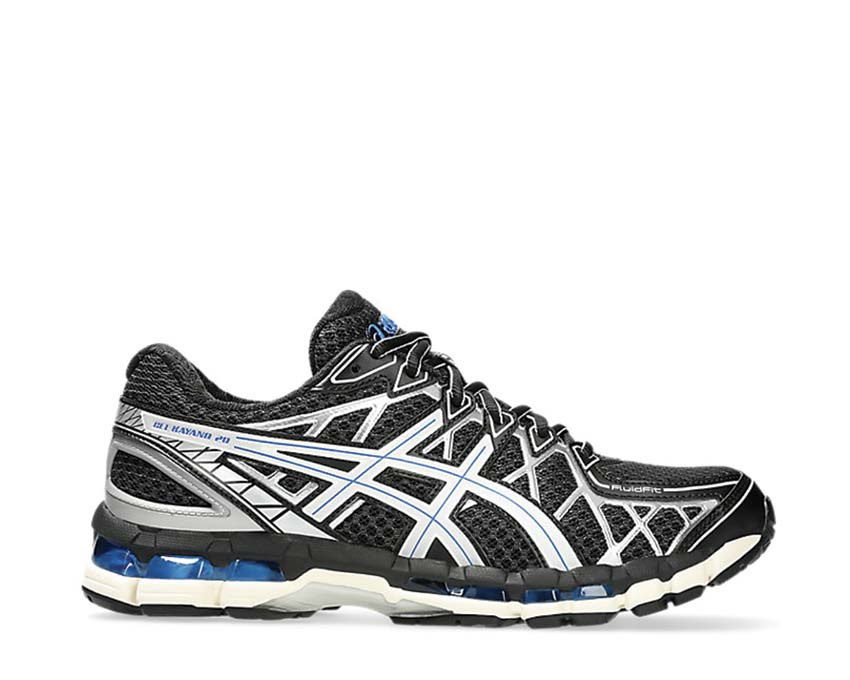 Asics Gel Kayano 20 Black Silver Black/Pure Silver — Herren-Laufschuh dynamische Stabilität
