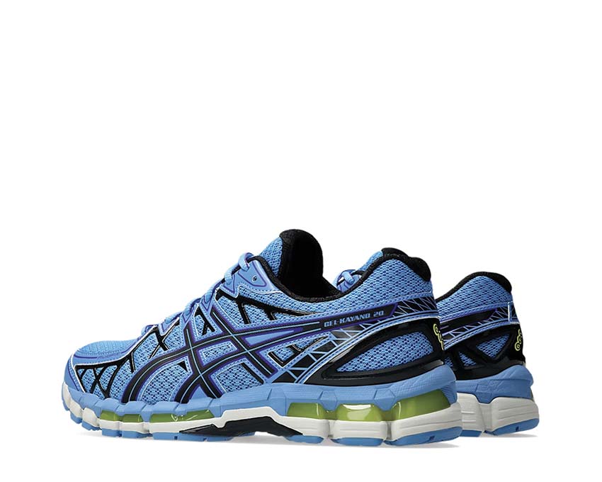Asics Gel Kayano 20 Blue Neptune/Black semelle — stabilité dynamique Gel