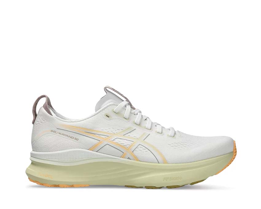 Asics Gel Kayano 32 White/Orange Glow — running homme stabilité Gel