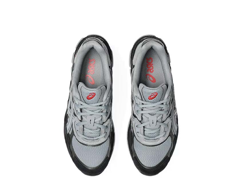 Asics Gel NYC Gravel/Black arrière — amorti Gel talon vintage
