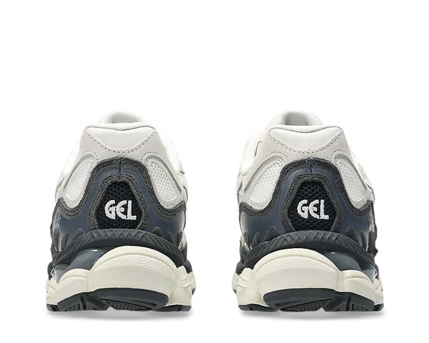 Asics Gel NYC White / Smoke Grey semelle — amorti GEL-CUMULUS rétro