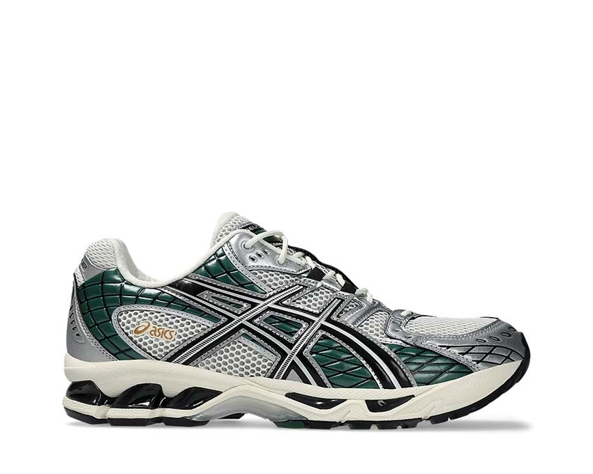 Asics Gel Nimbus 10.1 Cream/Grove — running femme amorti Gel FluidRide