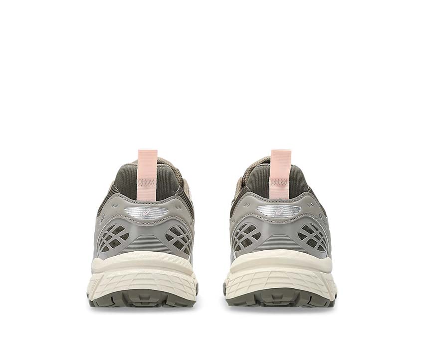 Asics Gel Nunobiki Dark Taupe/Pure Silver détail — tissage knit respirant