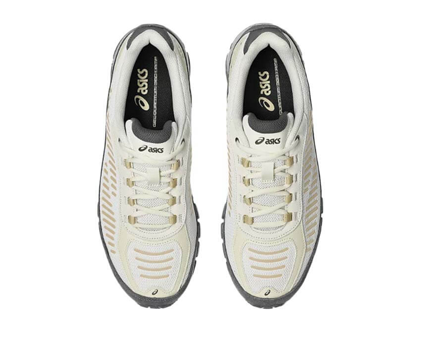 Asics Gel Quantum 360 AMP Cream détail — coloris crème lifestyle noirfonce.eu France