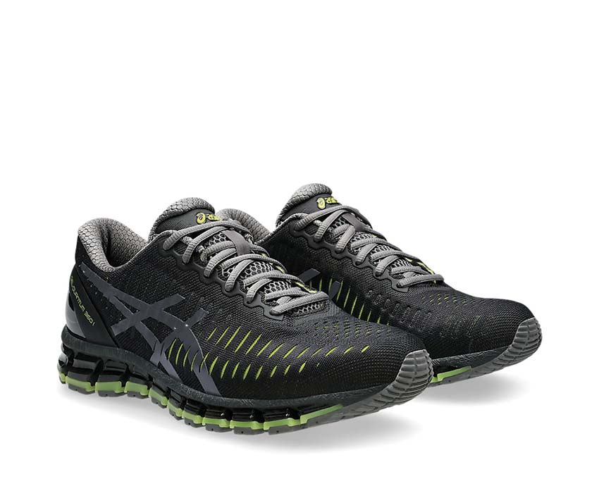 Asics Gel Quantum 360 I Graphite Grey vue latérale — mesh jacquard contrefort noirfonce.eu
