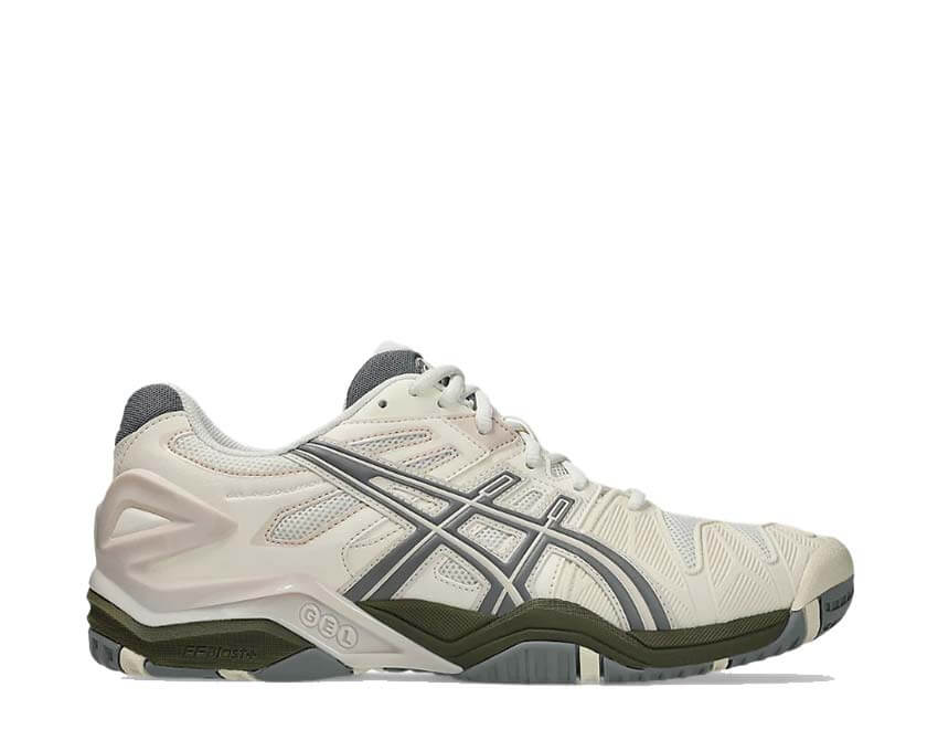Asics Gel Resolution 5 Cream — sneaker tennis iconique coloris crème sur noirfonce.eu