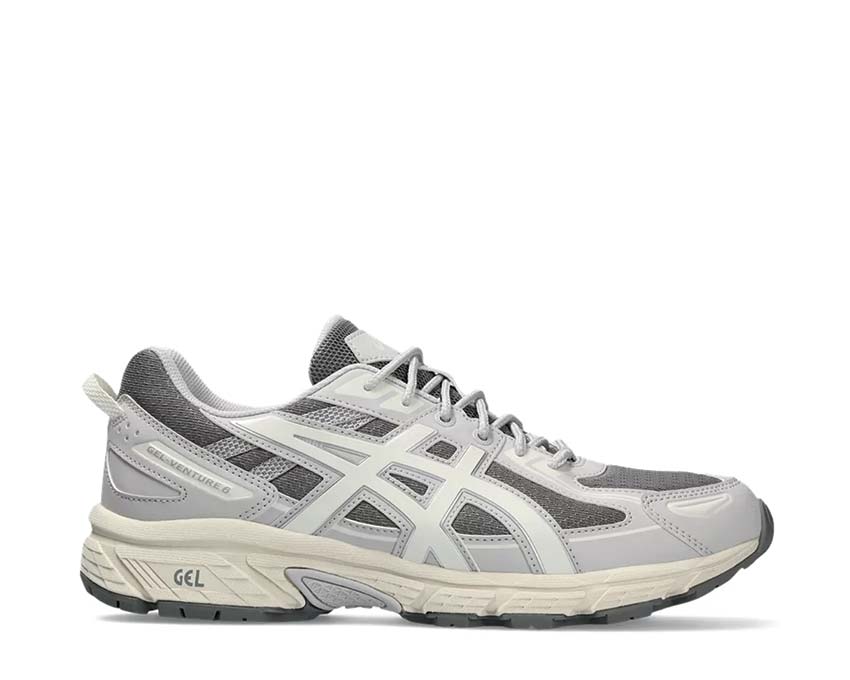 Asics Gel Venture 6 Clay Grey/Cream — Herren Trailrunning Gel-Dämpfung Komfort