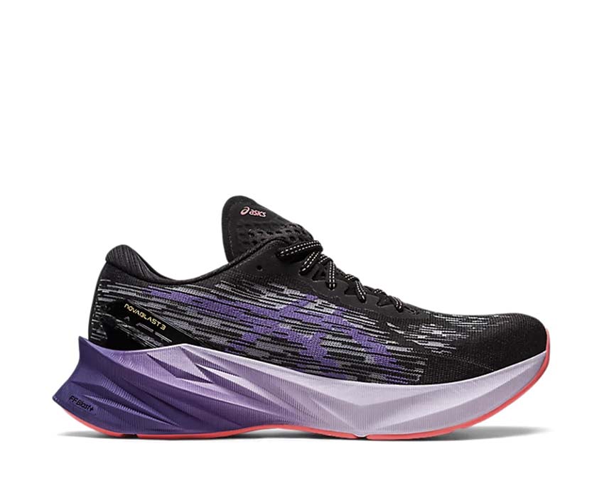 Asics Novablast 3 W Black/Dusty Purple — running femme amorti mousse réactive