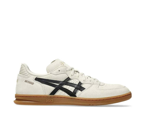 Asics Skyhand OG Oatmeal/Black — lifestyle femme tige cuir et mesh