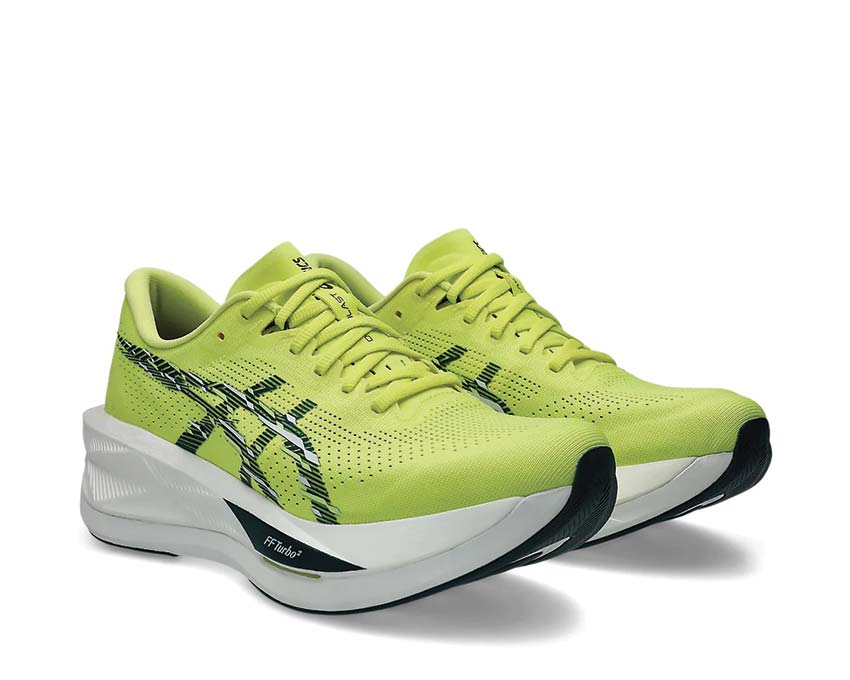 Asics Sonicblast Citron vue latérale — tige mesh légère coloris citron vif