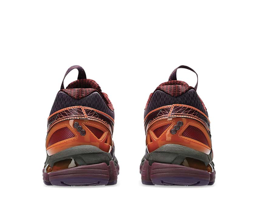 Asics UB10-S Gel Kayano 20 Plum détail — tige collaboration premium