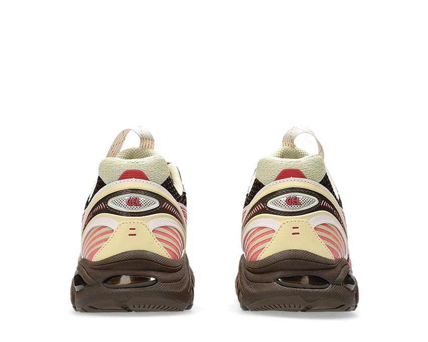 Asics UB8-S GT-2160 Kiko Kostadinov Brown Storm/Sienna détail — tige collaboration premium