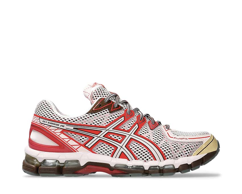 Asics UB9-S Gel Kayano 20 Kiko Kostadinov Crystal Pink/Classic Red — Kollaborationsdesign GT-2160 remixed