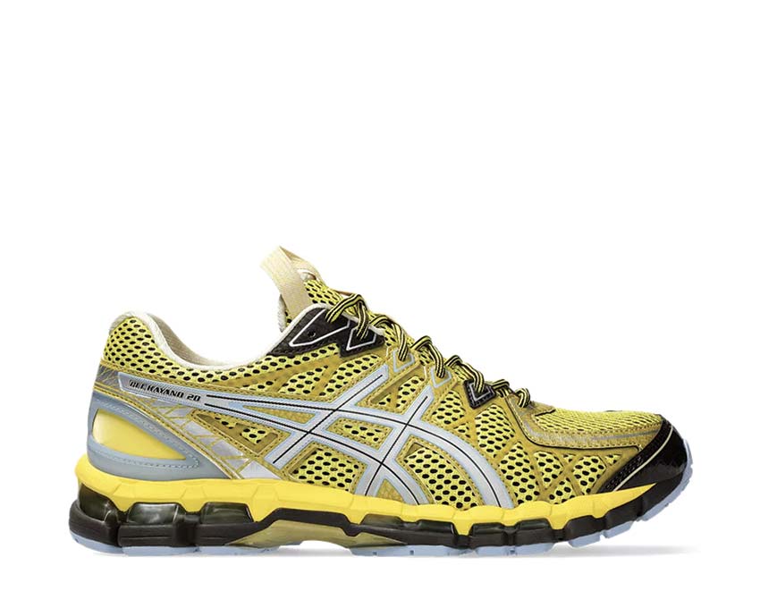 Asics UB9-S Gel Kayano 20 Kiko Kostadinov Vibrant Yellow/Pure Silver — Kollaboration Design GT-2160 neu interpretiert