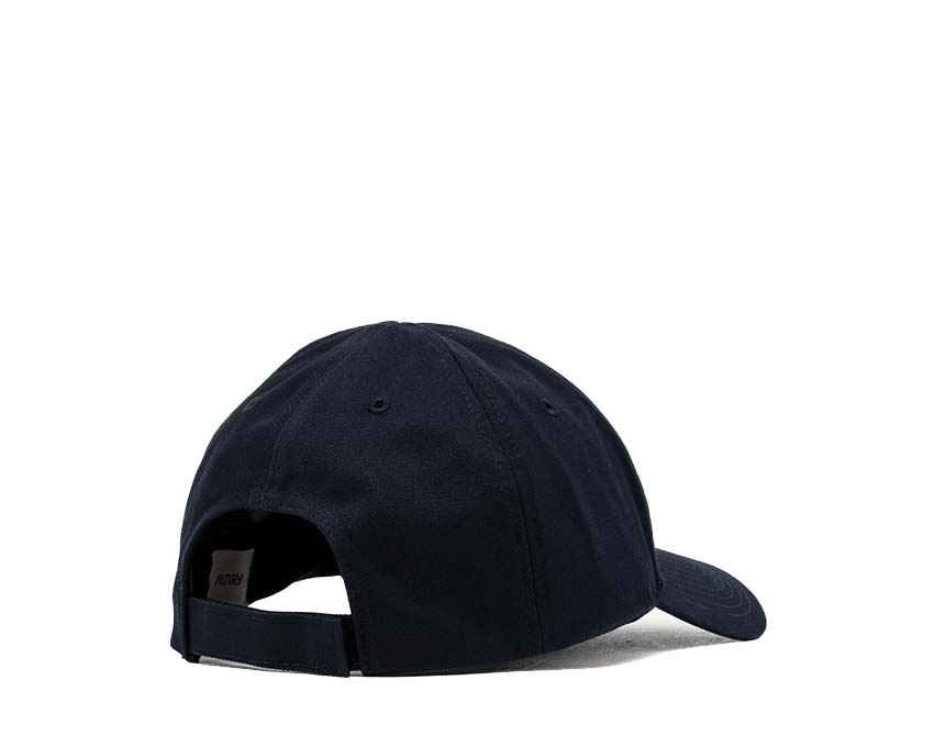 Autry Casquette Main Brodée Bleu dos — fermeture velcro logo Autry bleu sport