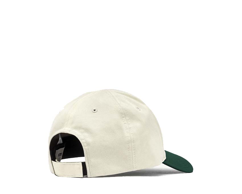 Autry Casquette Main Crème Vert dos — velcro ajustable casquette bicolore Autry sport